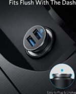 ANKER  Car Charger A2727H12 POWERDRIVE 2 ALLOY BLACK - Image 3