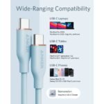 Anker A8552H31 USB-C to USB-C Cable – Ultimate Durable Fast Charging (Blue - Image 5