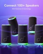 Anker Soundcore Glow A3166011 Portable Bluetooth Speaker – Powerful 30W Immersive Sound (Black) - Image 4