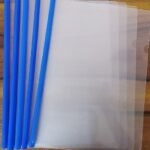 Deluxe/Deli, Clear File, Rail Folder, with Stick (Pack of 5)