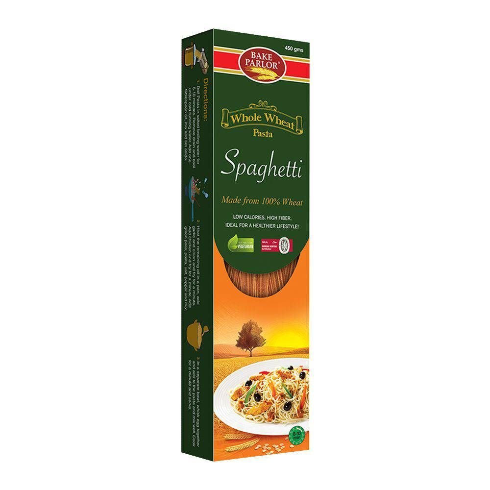 1139328-1.jpg BAKE PARLOR WHOLE WHEAT PASTA SPAGHETTI 450G - Image 1