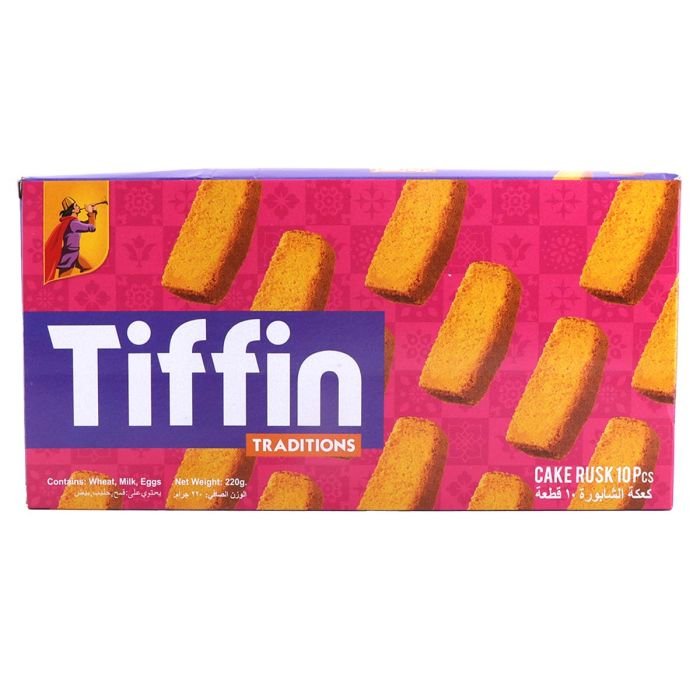 8964003590444_1.jpg TIFFIN CAKE RUSK 4PCS - Image 1