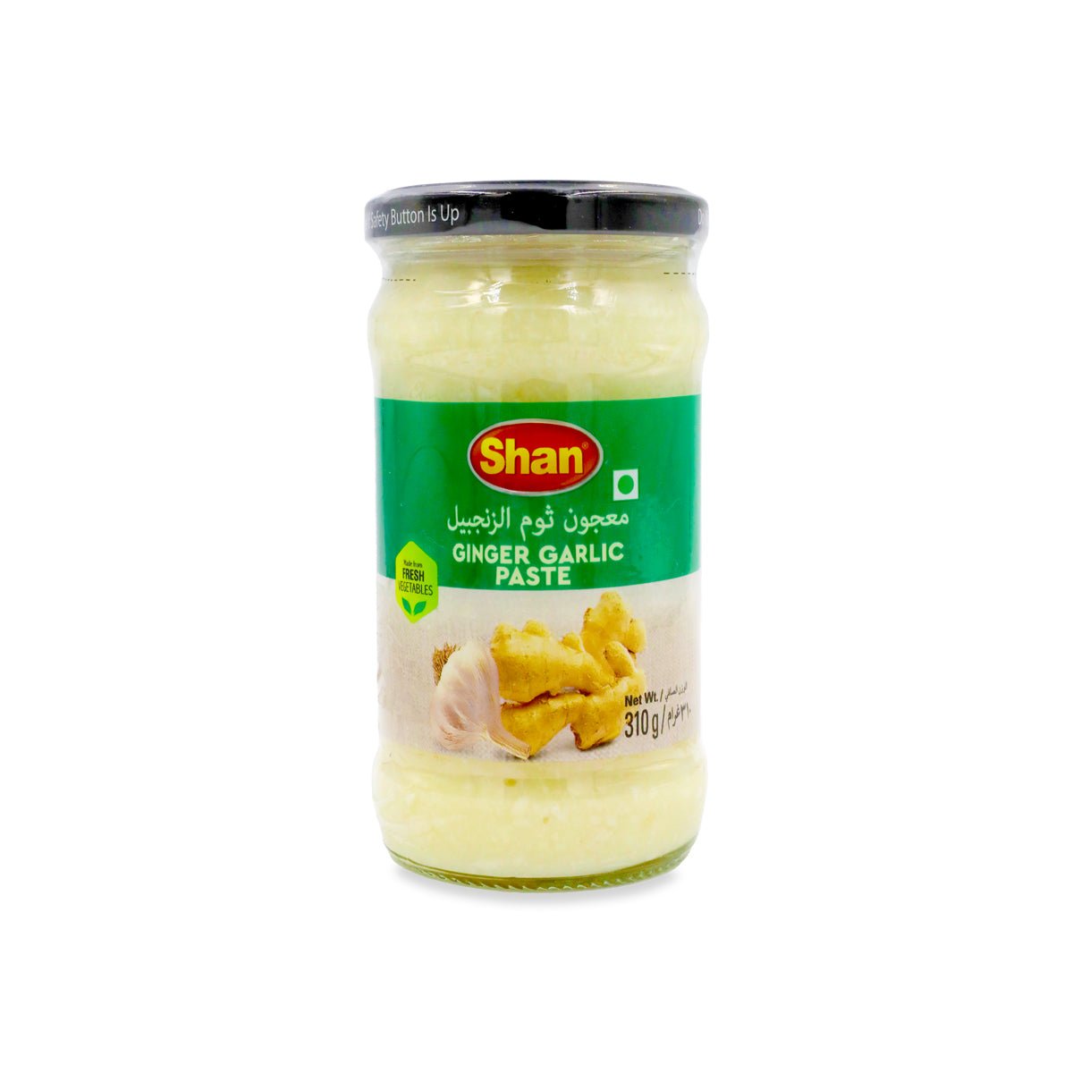 ShanGingerGarlicPaste310Gfront.jpg SHAN GARLIC PASTE 310G - Image 1