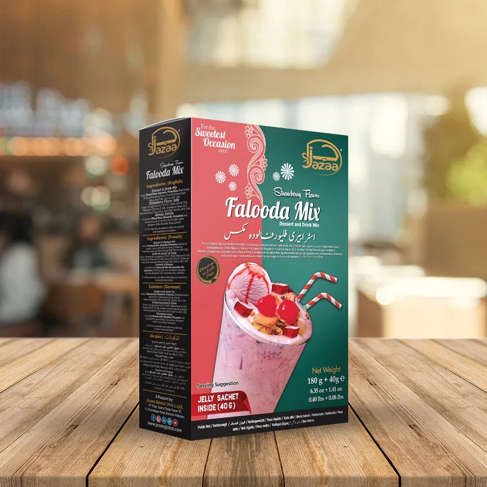 StrawberryFalooda_3000x.jpg JAZAA STRAWBERRY FLV FALOODA MIX 220GM - Image 1