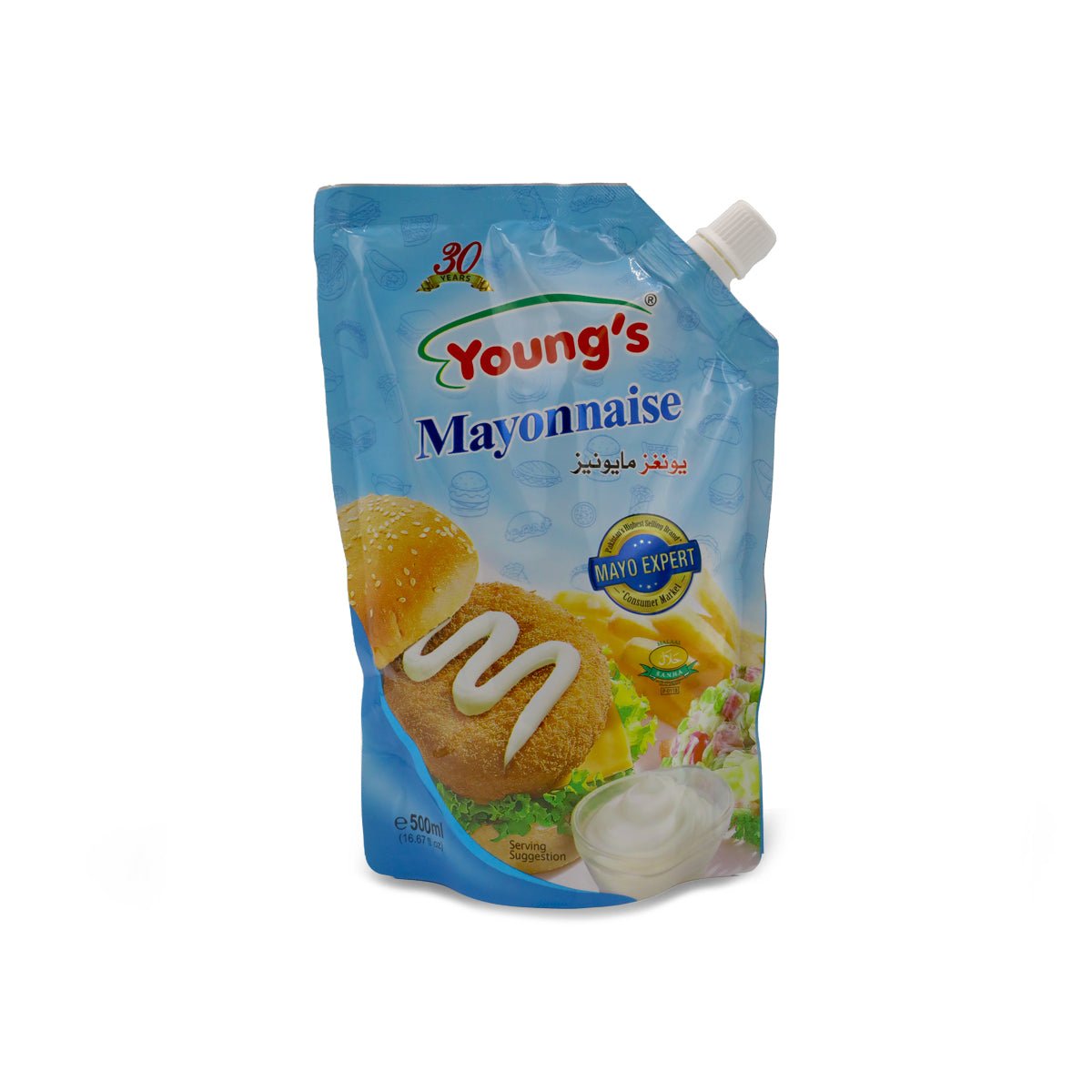 YoungsMayonnaise500MLfront.jpg YOUNG'S MAYONNAISE 500ML - Image 1