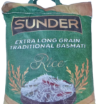 SUNDER EXTRA LONG GRAIN PREMIUM 1121 STEAMED  BASMATI RICE 5KG