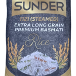 SUNDER EXTRA LONG GRAIN PREMIUM 1121 STEAMED  BASMATI RICE 20KG